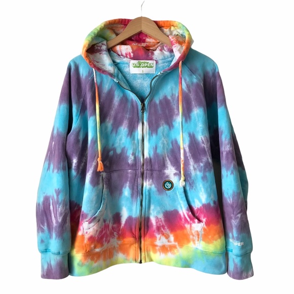 Burton Other - Burton U.S. Open Men’s 🌈 Tie-Dye Full Zip Hoody S
